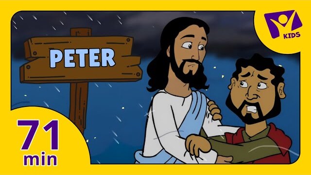 Story about Peter (PLUS 15 More Cartoon Bible Stories for Kids)