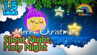 Christmas Lullaby ♫ Silent Night, Holy Night ❤ Bedtime Music for Babies and Kids - 1.5 hours