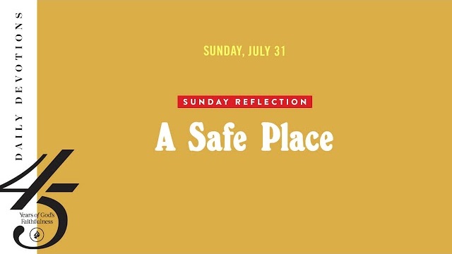 A Safe Place – Daily Devotional