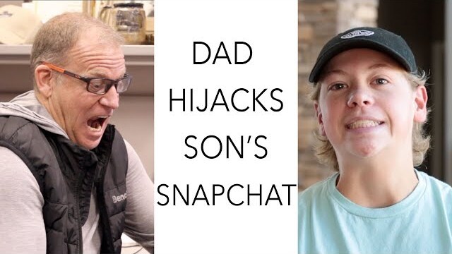 Dad Takes Over Son's Snapchat for a Day