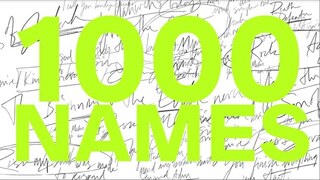 Sean Curran - 1,000 Names (Lyric Video)