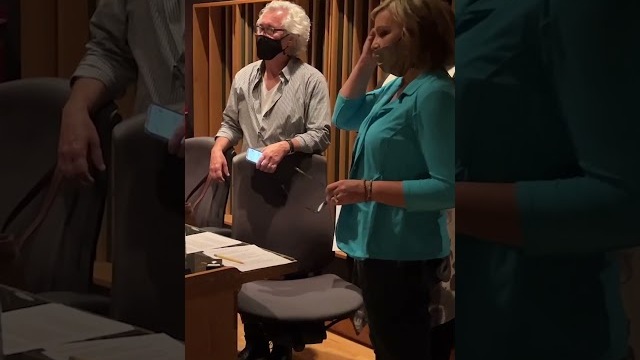 Behind the Scenes - Reba McEntire and The Isaacs singing Gaither medley. #Gaither #Shorts #Reba