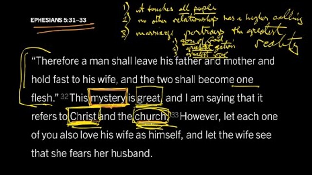 How Great Is the Mystery of Marriage? Ephesians 5:31–33, Part 2