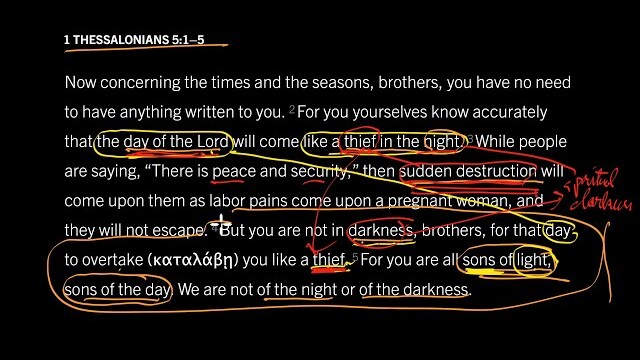 The Sons of Light Will Survive the End: 1 Thessalonians 5:1–5, Part 3