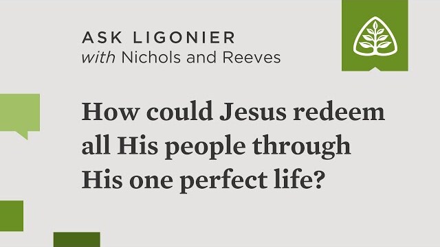 How could Jesus redeem all His people through His one perfect life?
