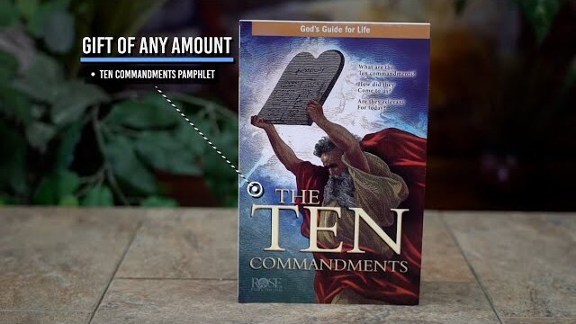 For Any Amount in January! - The Ten Commandments