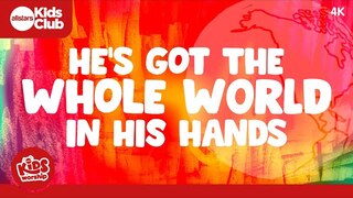 He's Got The Whole World In His Hands 🌎 NEW Christian Kids Worship Lyric Video #sundayschool #jesus