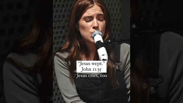 Jesus cries, too.