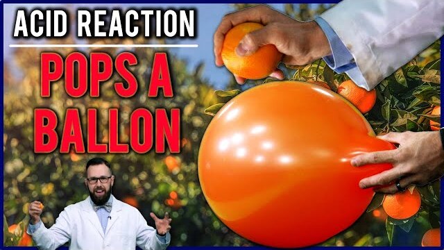 Pierce Balloons with Orange Juice!