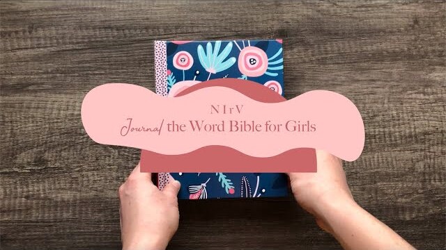 NIrV Journal the Word Bible for Girls: My First Bible for Tracing Verses, Journaling & Creating Art