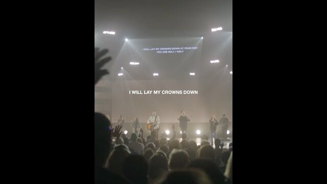 Holy, holy, holy is the Lamb upon the throne! #CrownsDown #shorts