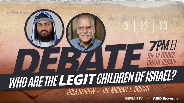 Dr. Brown Debates: "Who are the Real Children of Israel?"