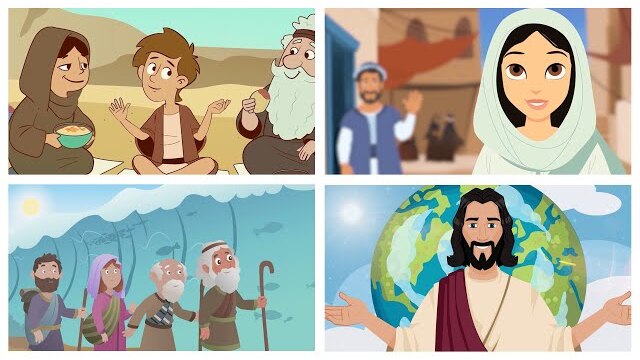 Bible Songs Collection for Children 2022 (Animated, with Lyrics) - Joseph, Esther, Moses, Jesus