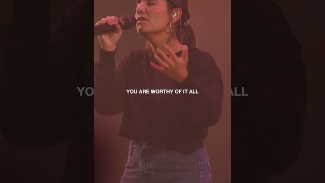 You are worthy of it all, Jesus!#WorthyOfItAll #Jesus #worship