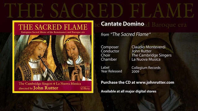 Cantate Domino - Monteverdi, John Rutter, The Cambridge Singers, La Nuova Musica