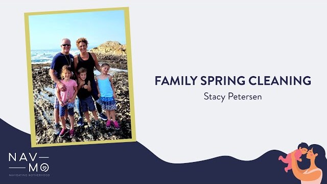 Family Spring Cleaning | Navigating Motherhood | Stacy Petersen