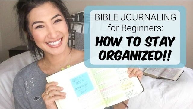 Bible Journaling for Beginners HOW TO : 5 Tips to Stay Organized and Inspired!