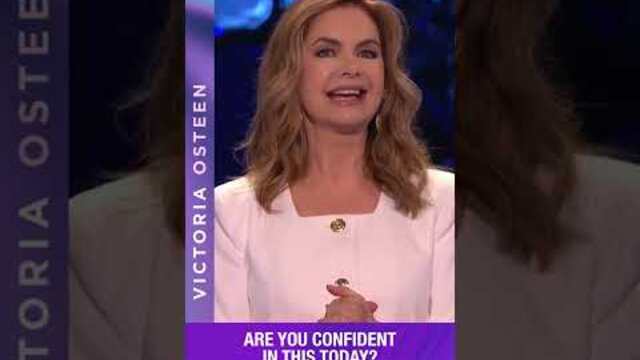 🕊 Confidence in God | Victoria Osteen | Lakewood Church ⛪️  #Shorts