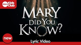 Mary Did You Know? 🎵 Christmas Lyric Video | Song with Lyrics