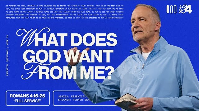 SE ONLINE | What Does God Want From Me? | Dave Stone | 11:30am Service