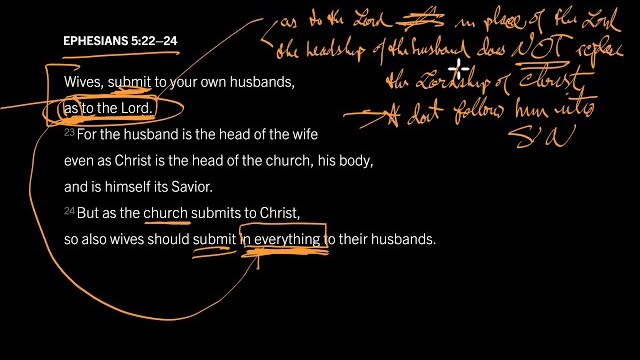 Submissively Not Following a Husband: Ephesians 5:22–24, Part 4