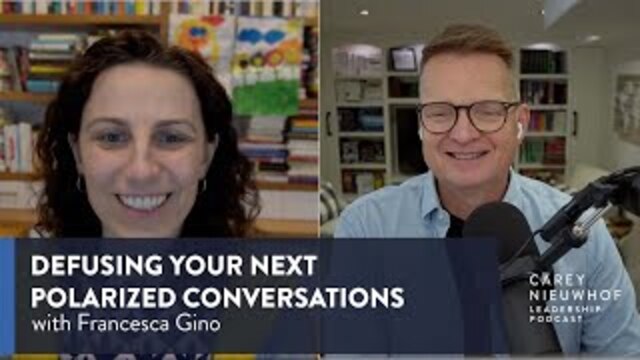 Francesca Gino on Defusing Your Next Polarized Conversations