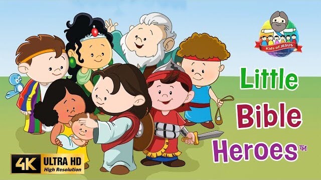 💎 LITTLE BIBLE HEROES ✶ Animated Children's Stories • English • (4K)