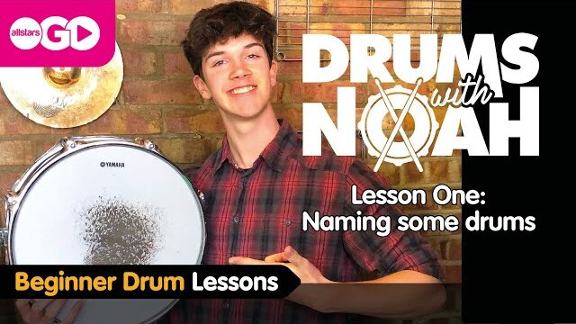 Drums With Noah | Lesson One: Naming The Drums