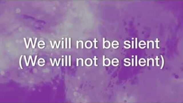 Not Be Silent (Lyrics)