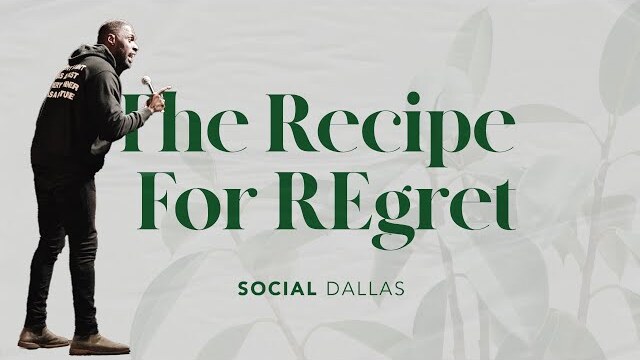 The Recipe For REgret |Sermon series “The Power of Re" | Robert Madu