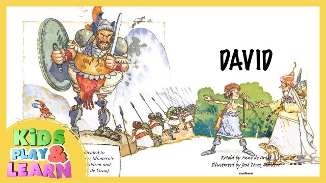 Story Of DAVID And GOLIATH - Little Children's Bible Books - Bible For Kids