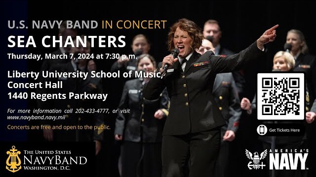 U.S. Navy SeaChanters | Live In Concert | Hosted by the Liberty University School Of Music