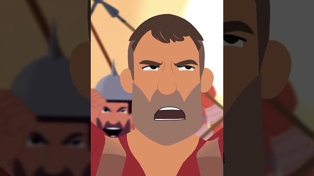 Joshua and the Battle of Jericho - Animated, with Lyrics #shorts