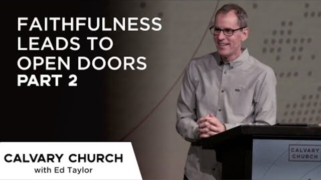 Faithfulness Leads to Open Doors [PART 2] - Acts 6:7-15 - 24436