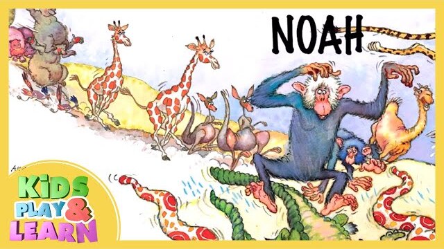 Story Of Noah And The Ark - Little Children's Bible Books - Bible For Kids