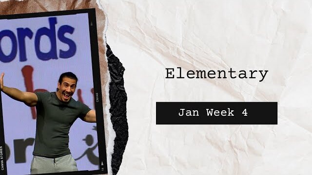 Elementary Weekend Experience - January Week 4