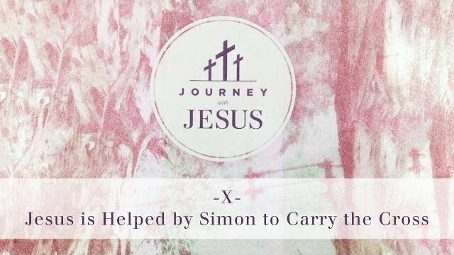 Journey With Jesus 360° Tour X: Jesus is Helped by Simon to Carry the Cross