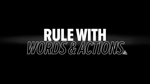 Rule With Words & Actions