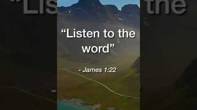 Listen to the Word | Daily Bible Devotional James 1:22