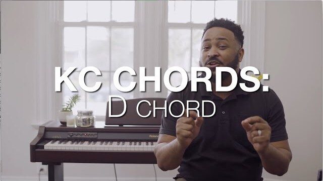 KC Chords: How to play a D chord on piano