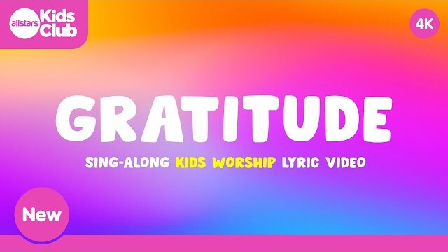 Gratitude ❤️ NEW Sing-along Kids Praise & #worship #god #hope #jesus #gospel