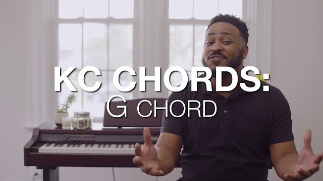 KC Chords: How to play a G chord on piano