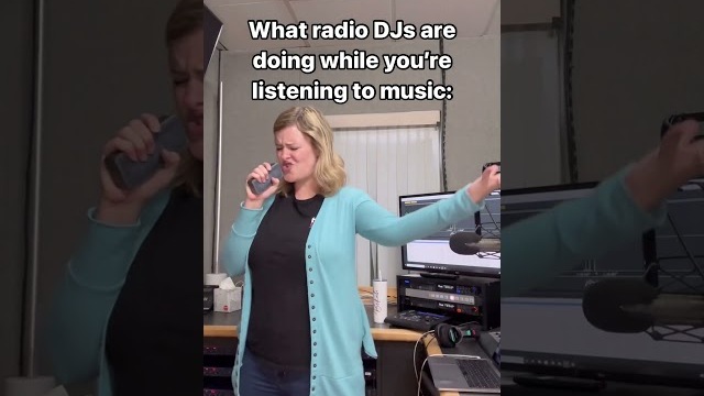 Ever Wonder What Your DJ's Are Doing On the Other Side of The Radio? This Is It.  #christianhumor