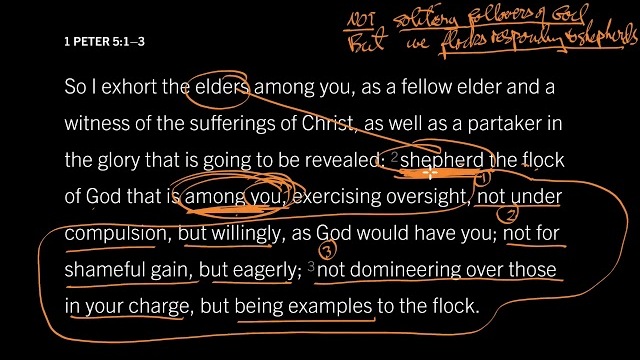 How Not to Lead a Church: 1 Peter 5:2–3