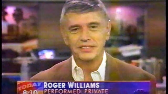 Roger Williams on The Today Show Interview of Concert for OJ Simpson Jury - Roger Williams