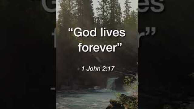 God Lives Forever | Daily Bible Devotional 1 John 2:17