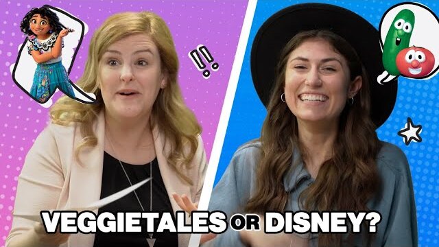 Can You Tell the Difference Between VeggieTales and Disney? | This or That ft. Katy Nichole