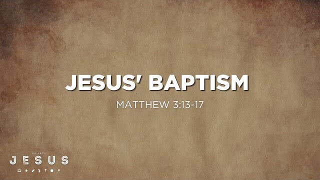 Jesus' Baptism (Matthew 3:13-17) | EDGE 5th & 6th Grade Ministry | Nathan Yovichin