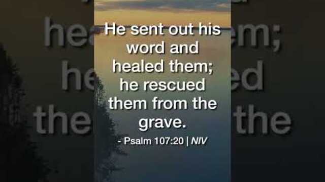 He Sent Out His Word | Daily Bible Devotional Psalm 107:20