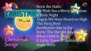 Top 10 Favorite Christmas Lullabies Collection ❤ Music for Sleeping and Relaxing - 1.5 hours